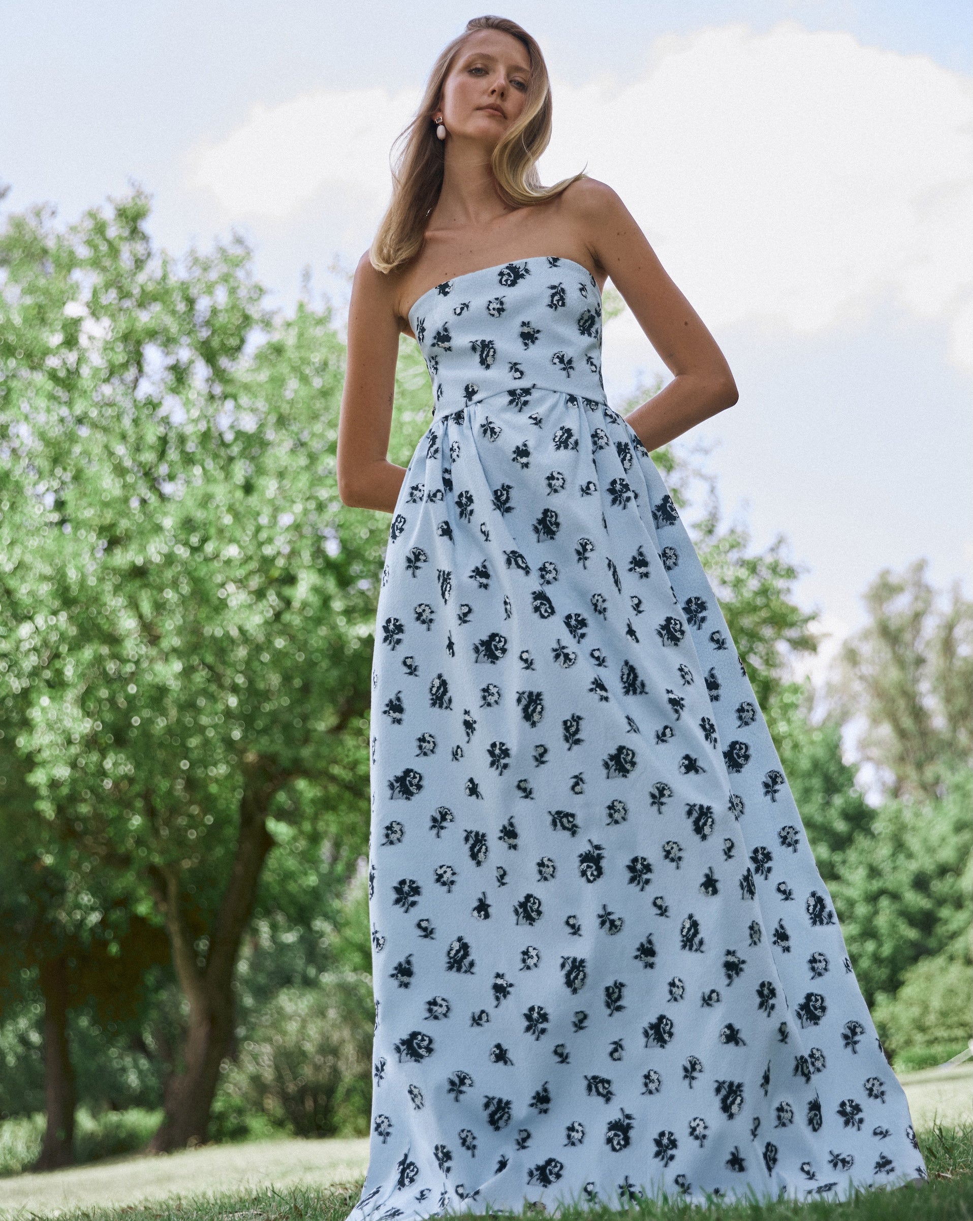 Audrey Floral Gown