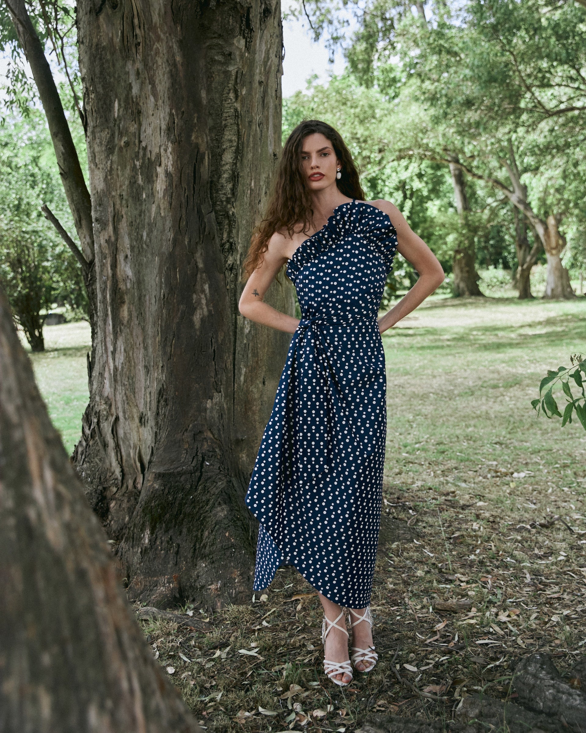 Charlotte Polka Dot Dress