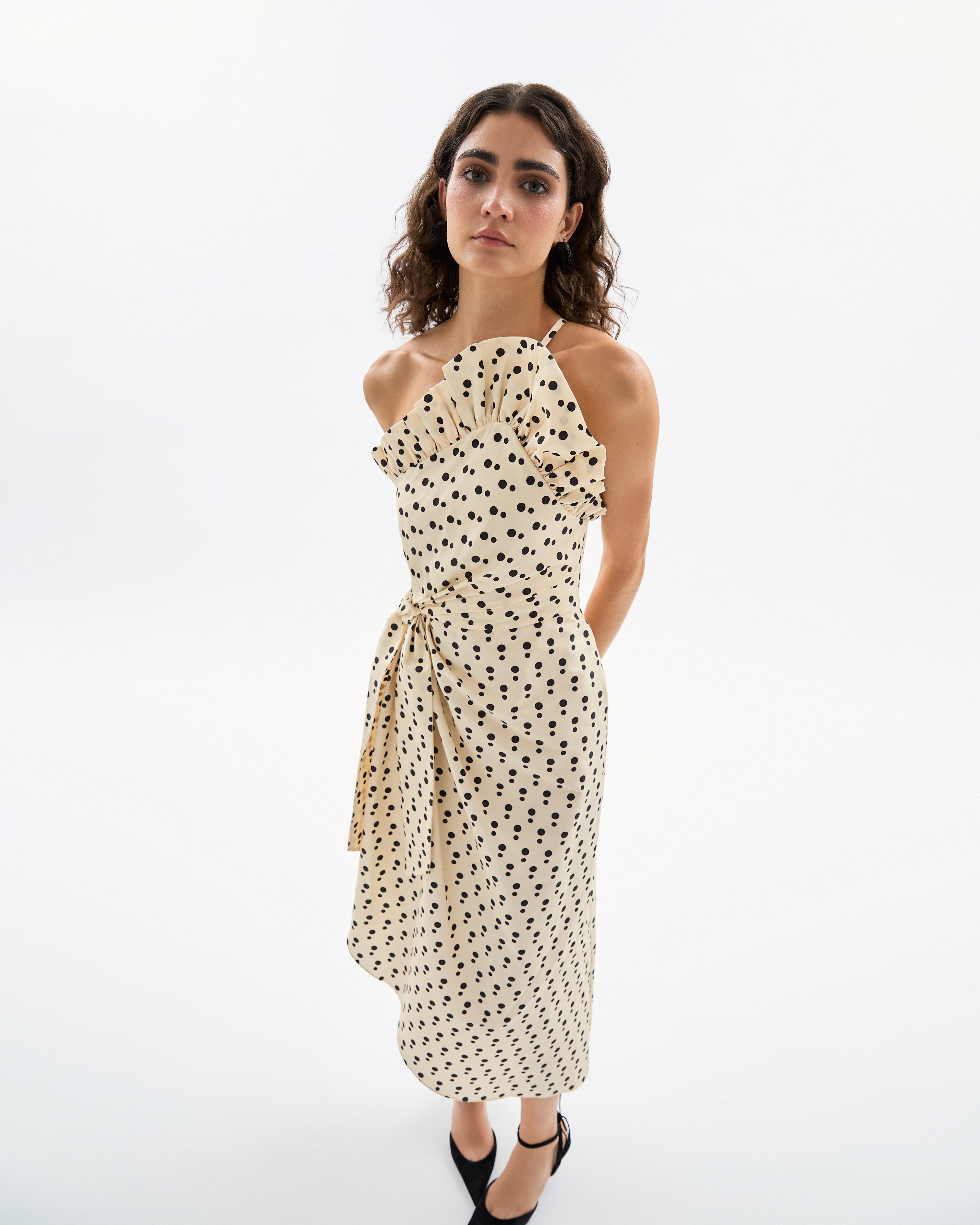 Charlotte Polka Dot Dress