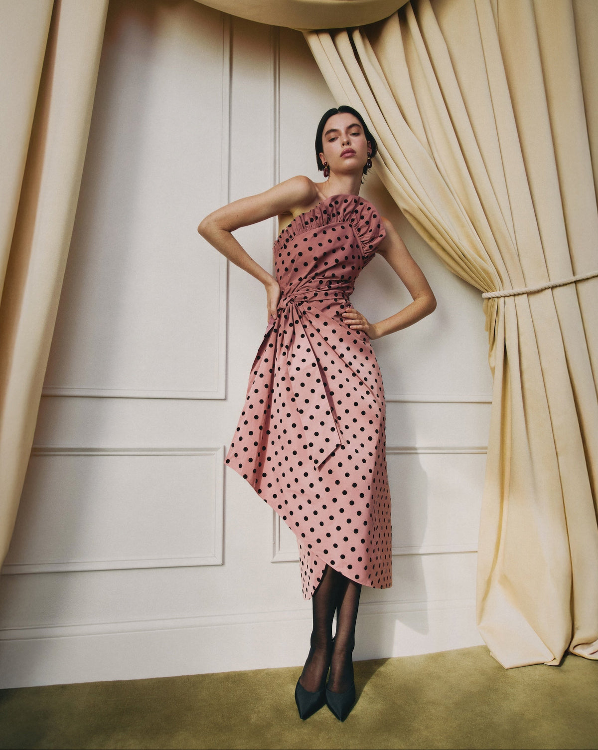 Charlotte Polka Dot Dress