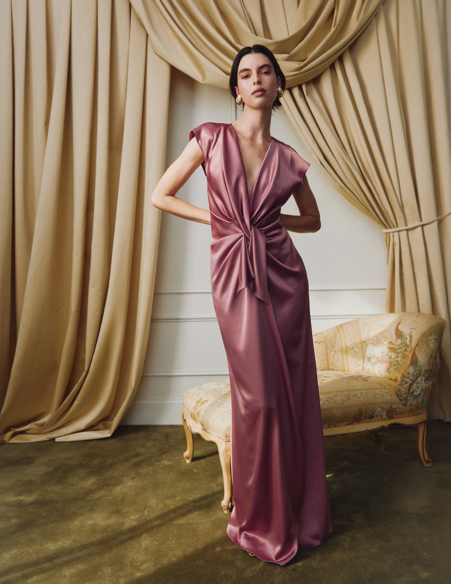Flutter Sleeve Ava Gown