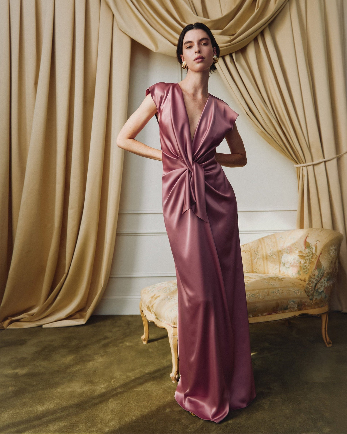 Flutter Sleeve Ava Gown
