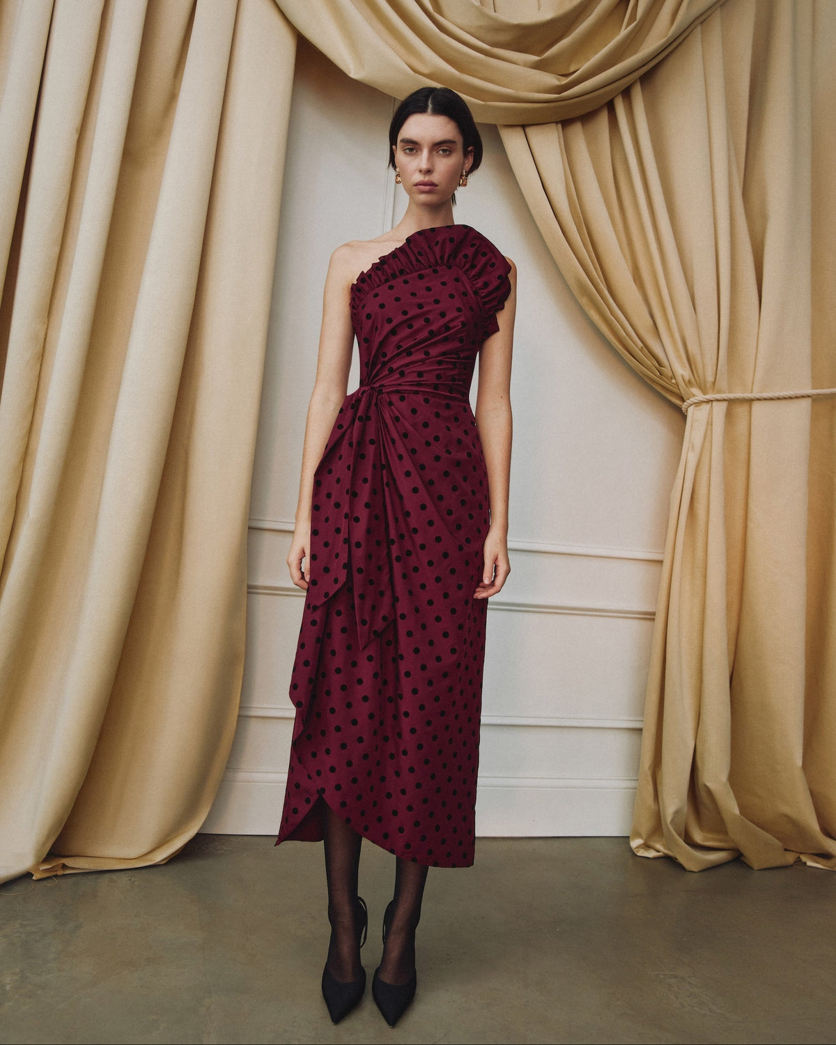 Charlotte Polka Dot Dress