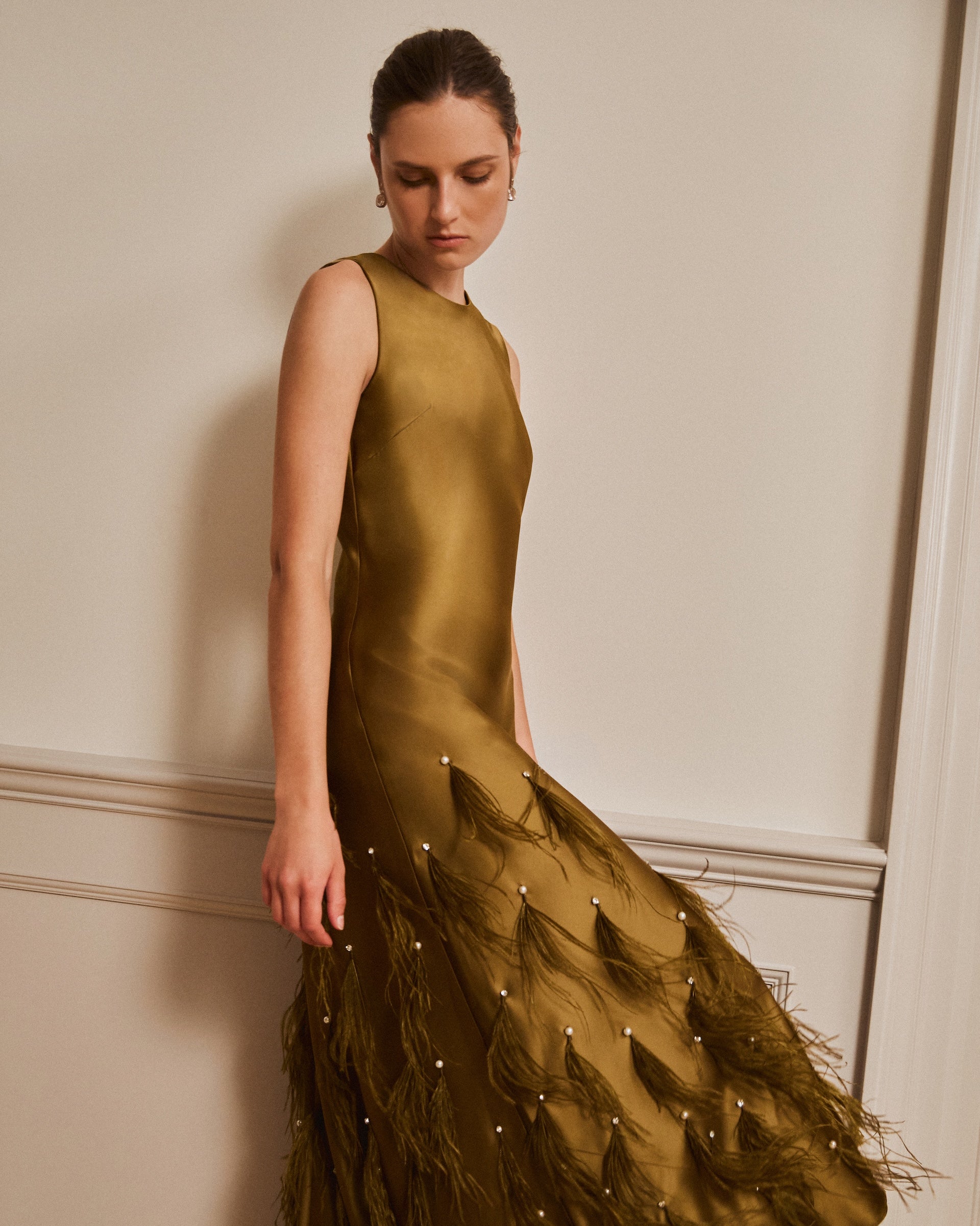 Laney Feather Dress