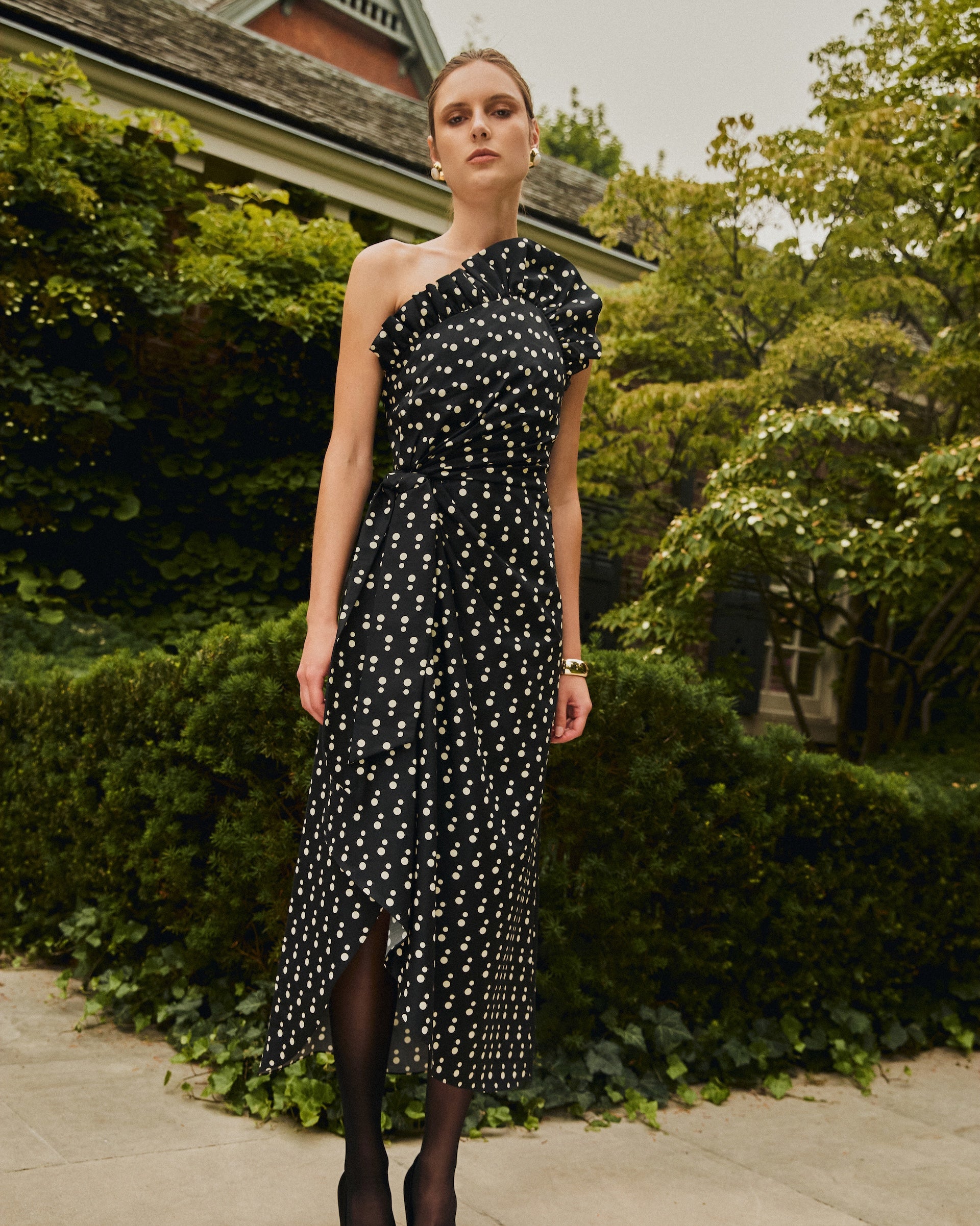 Charlotte Polka Dot Dress