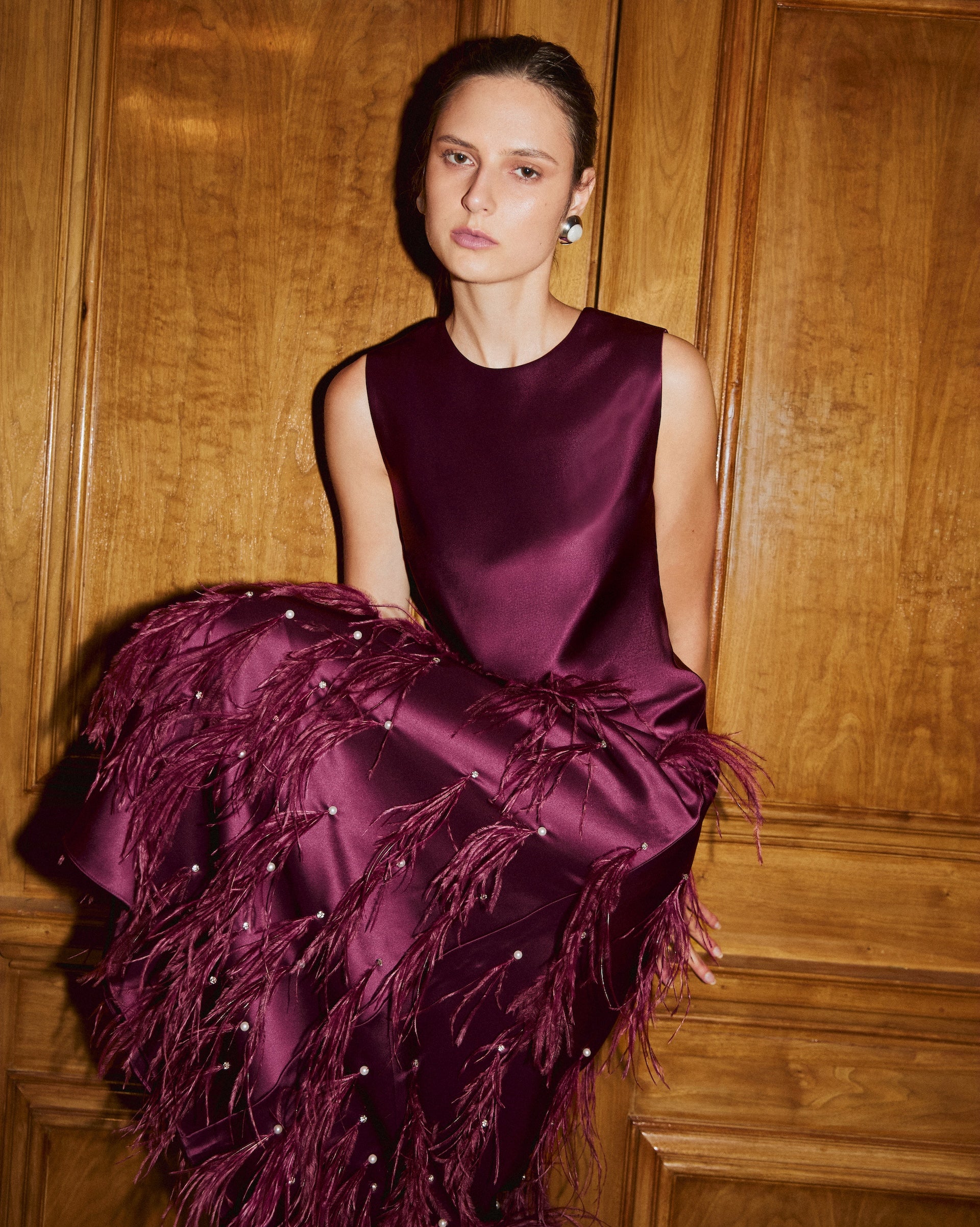 Laney Feather Dress