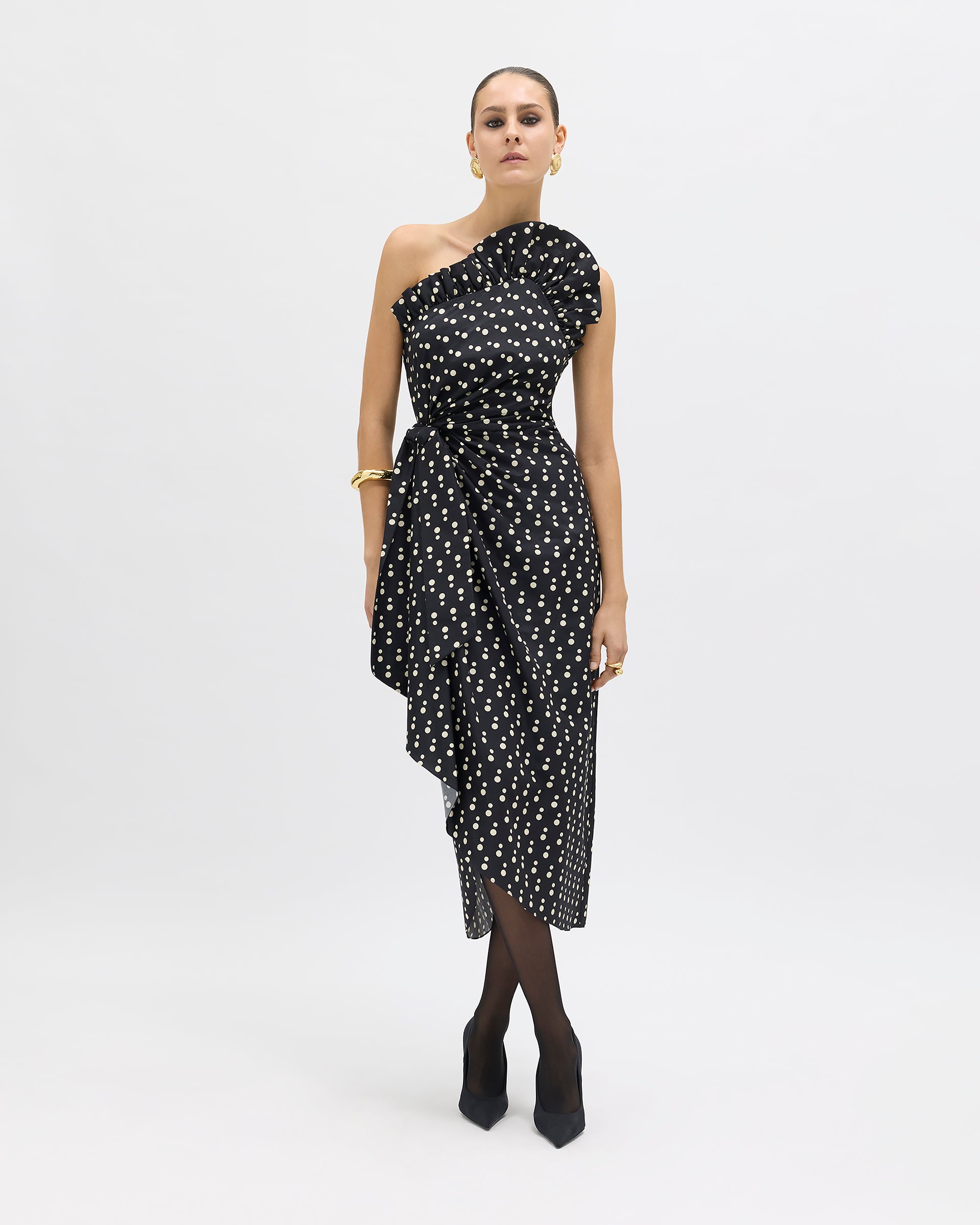 Charlotte Polka Dot Dress