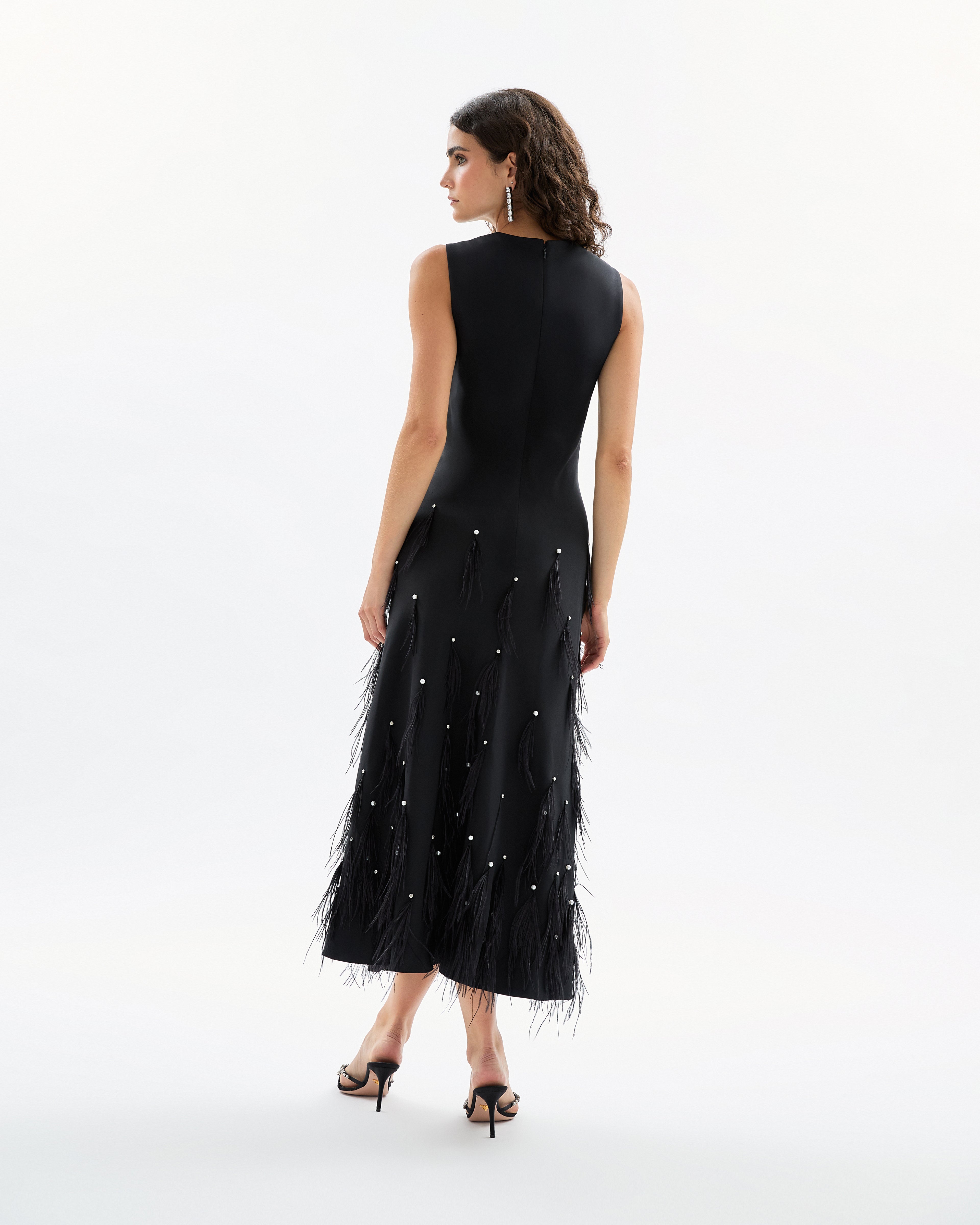 Laney Feather Dress