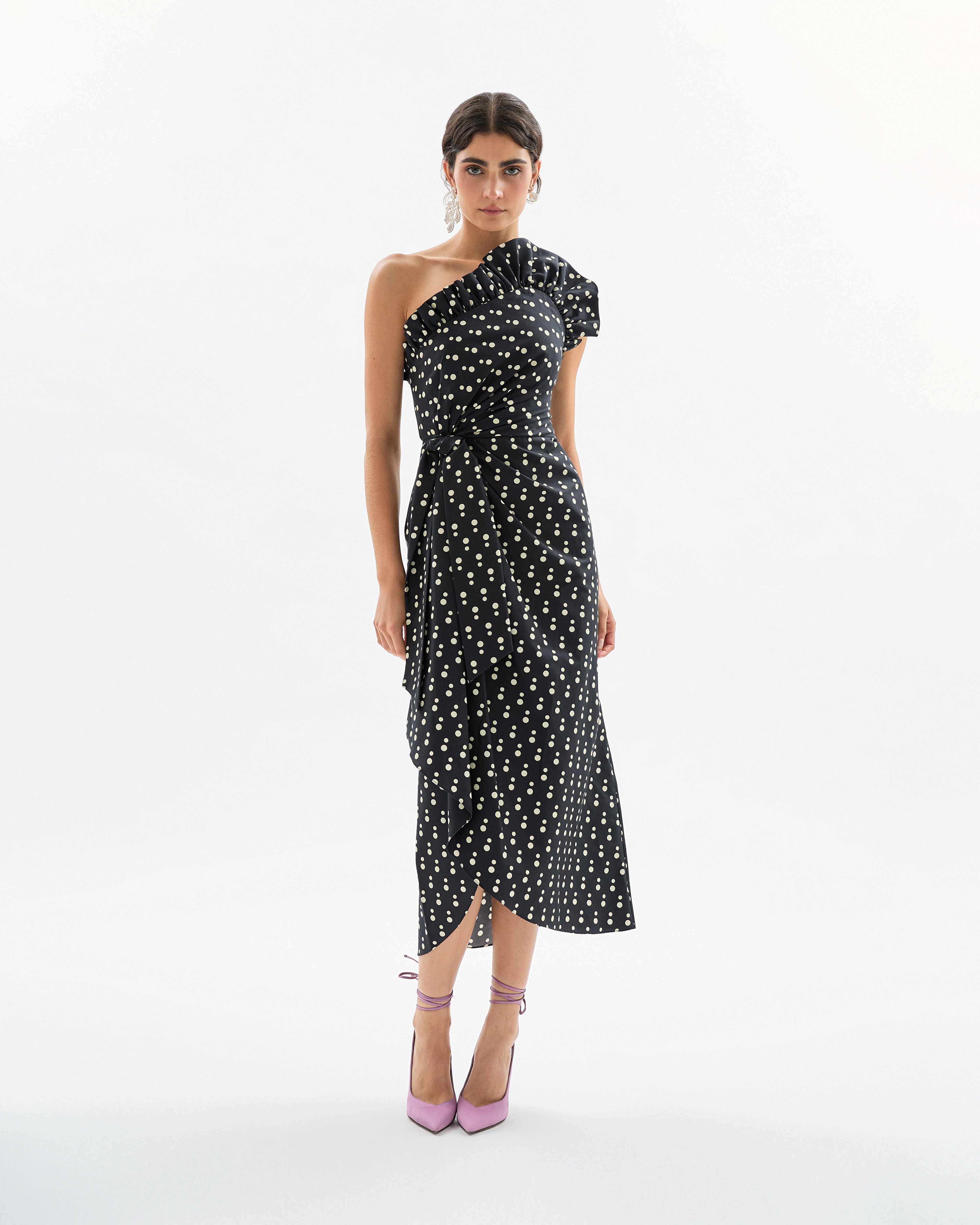 Charlotte Polka Dot Dress