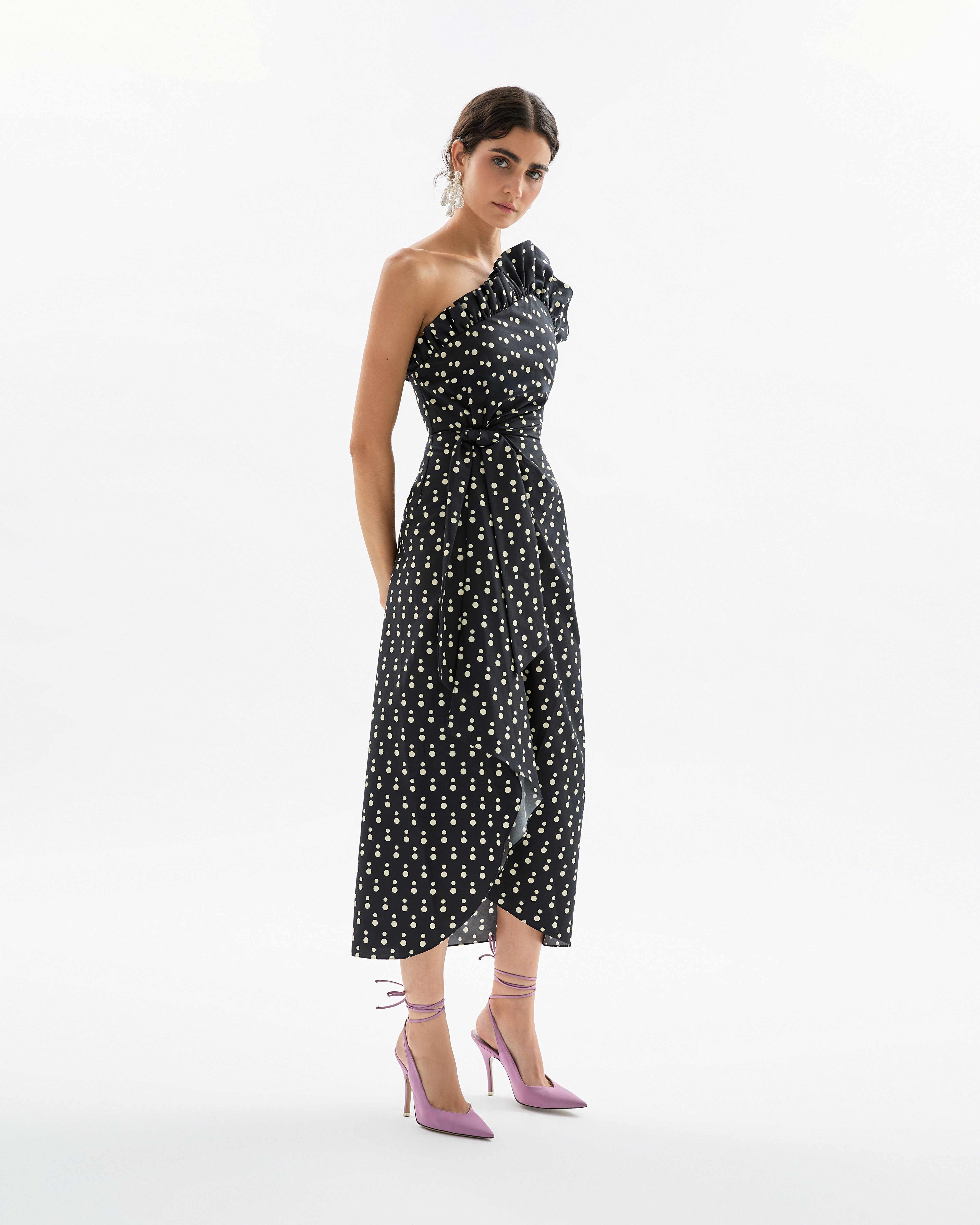 Charlotte Polka Dot Dress