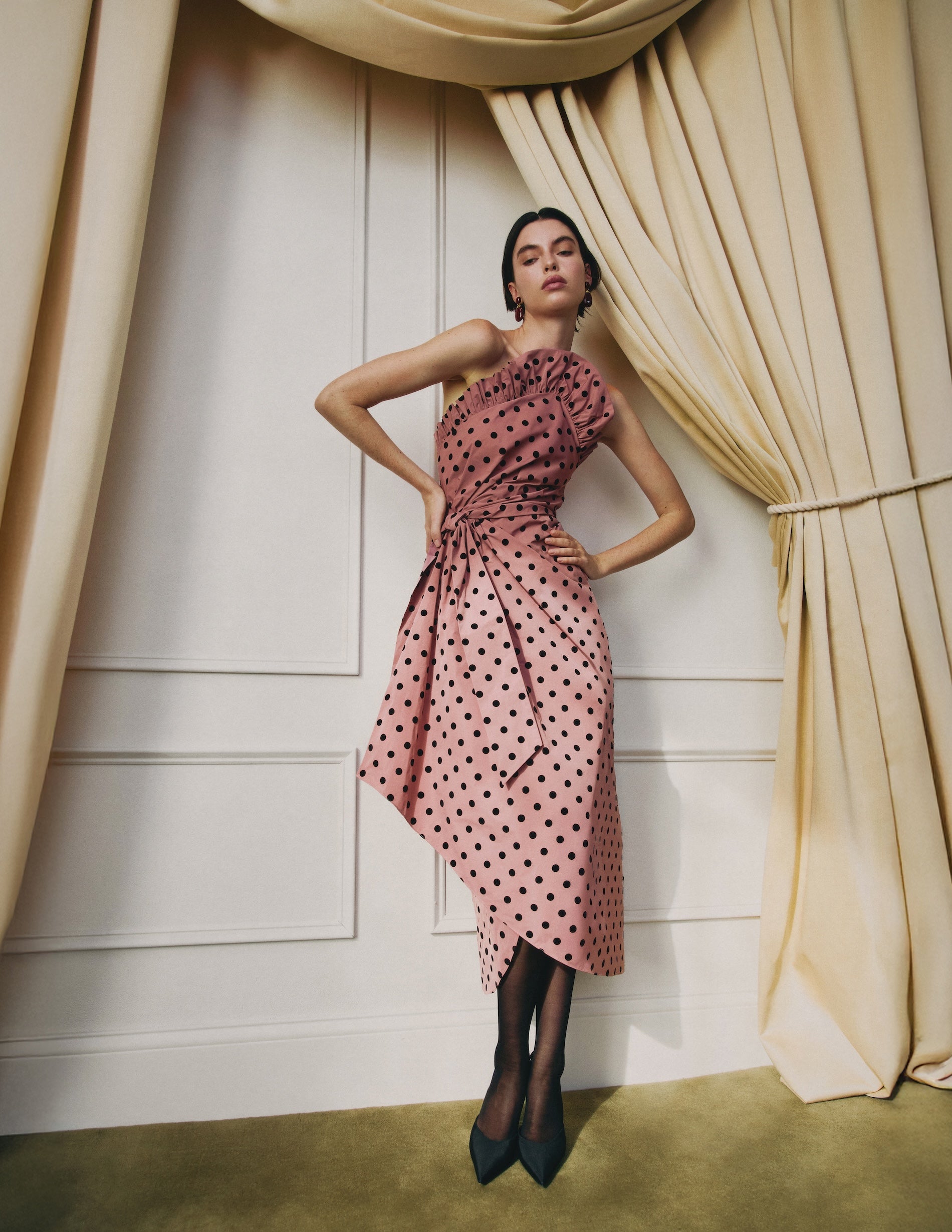 Charlotte Polka Dot Dress