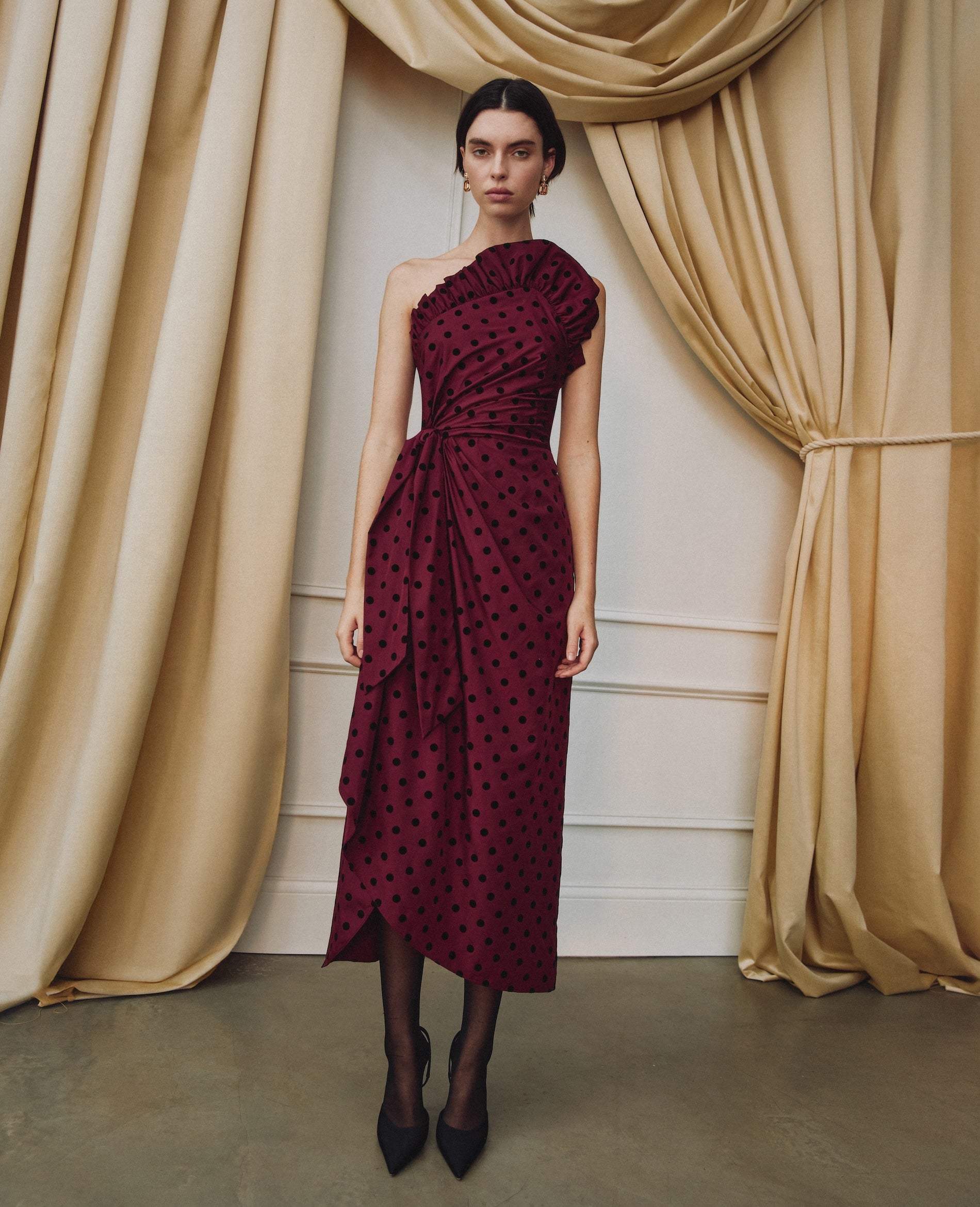 Charlotte Polka Dot Dress