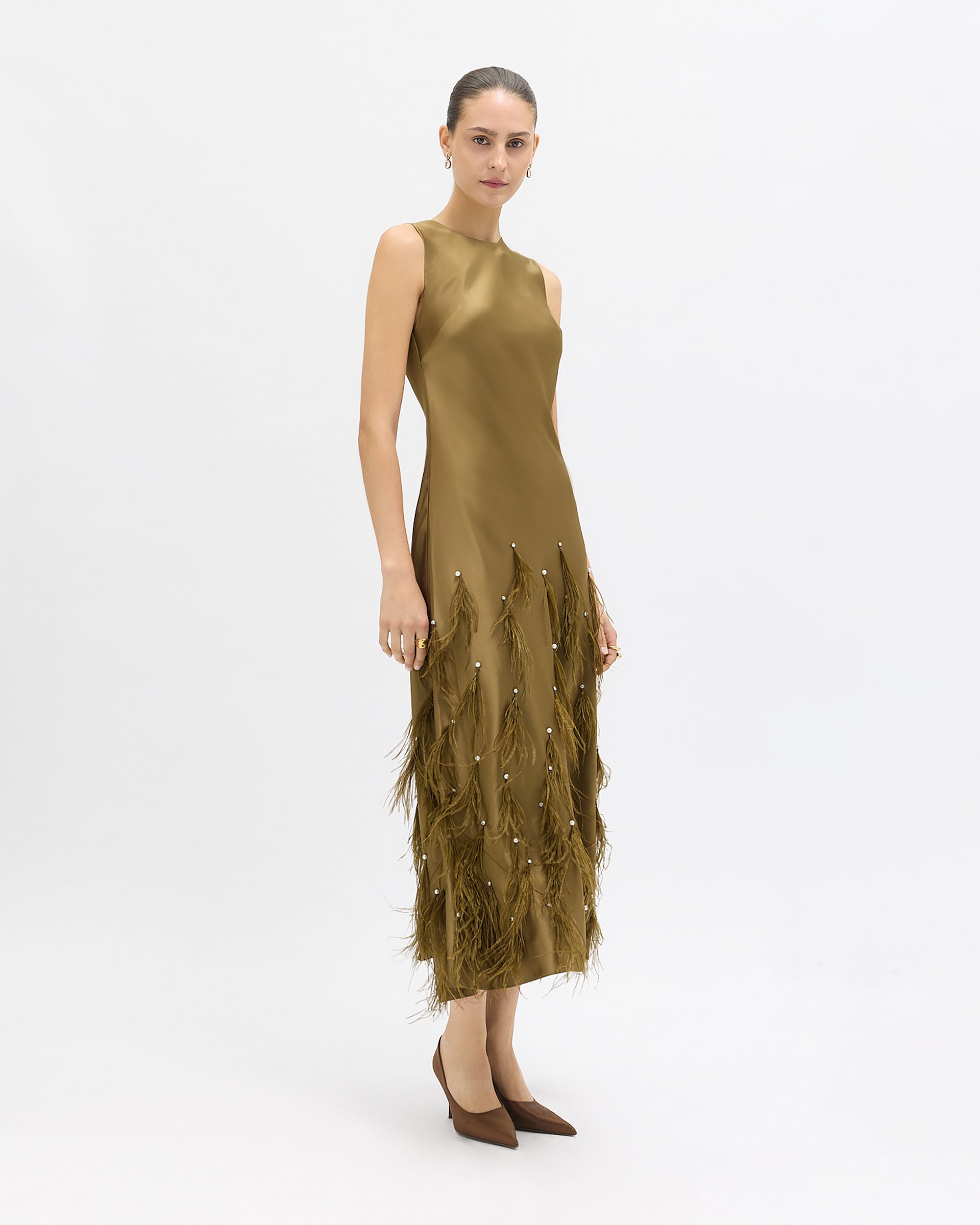 Laney Feather Dress