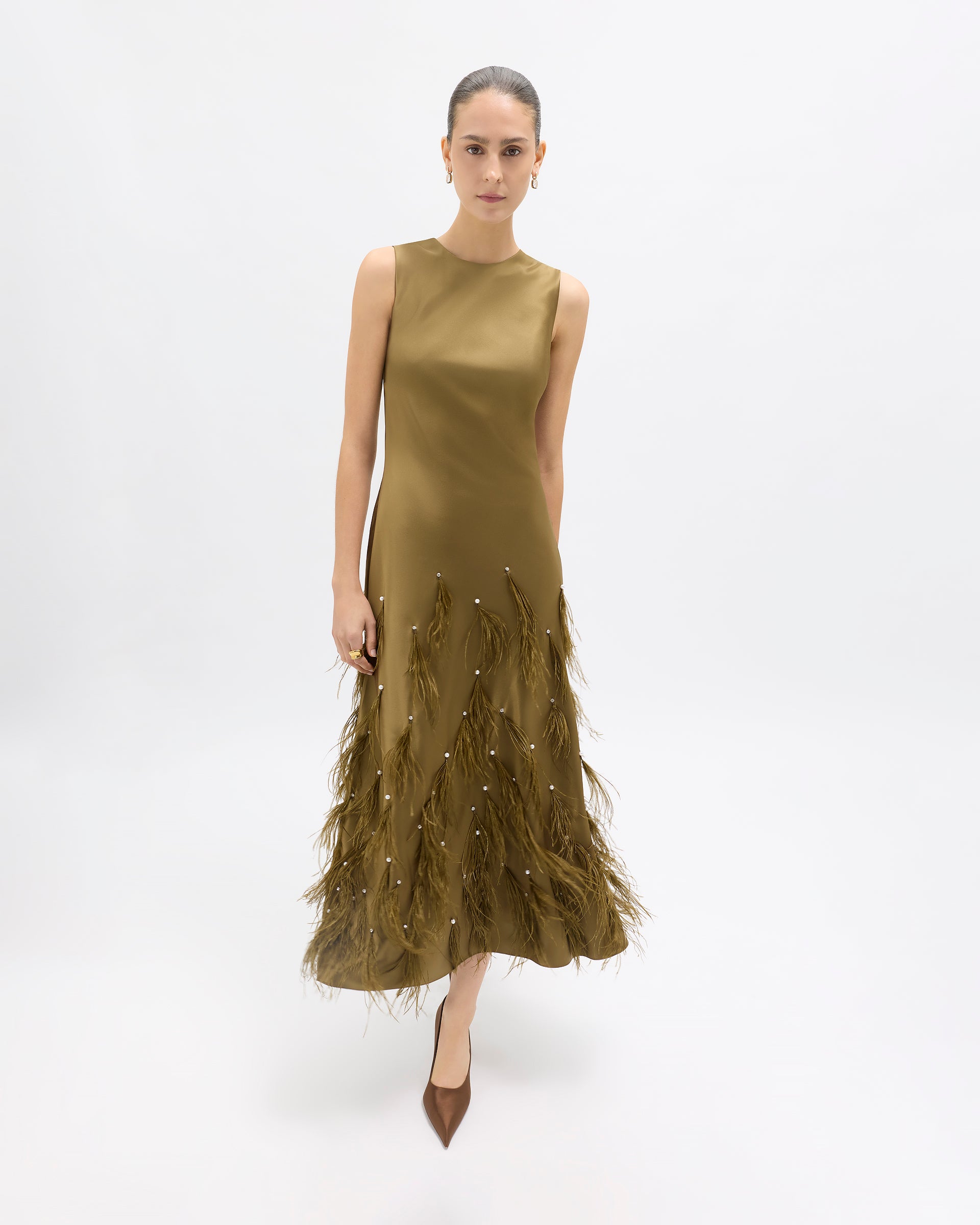 Laney Feather Dress