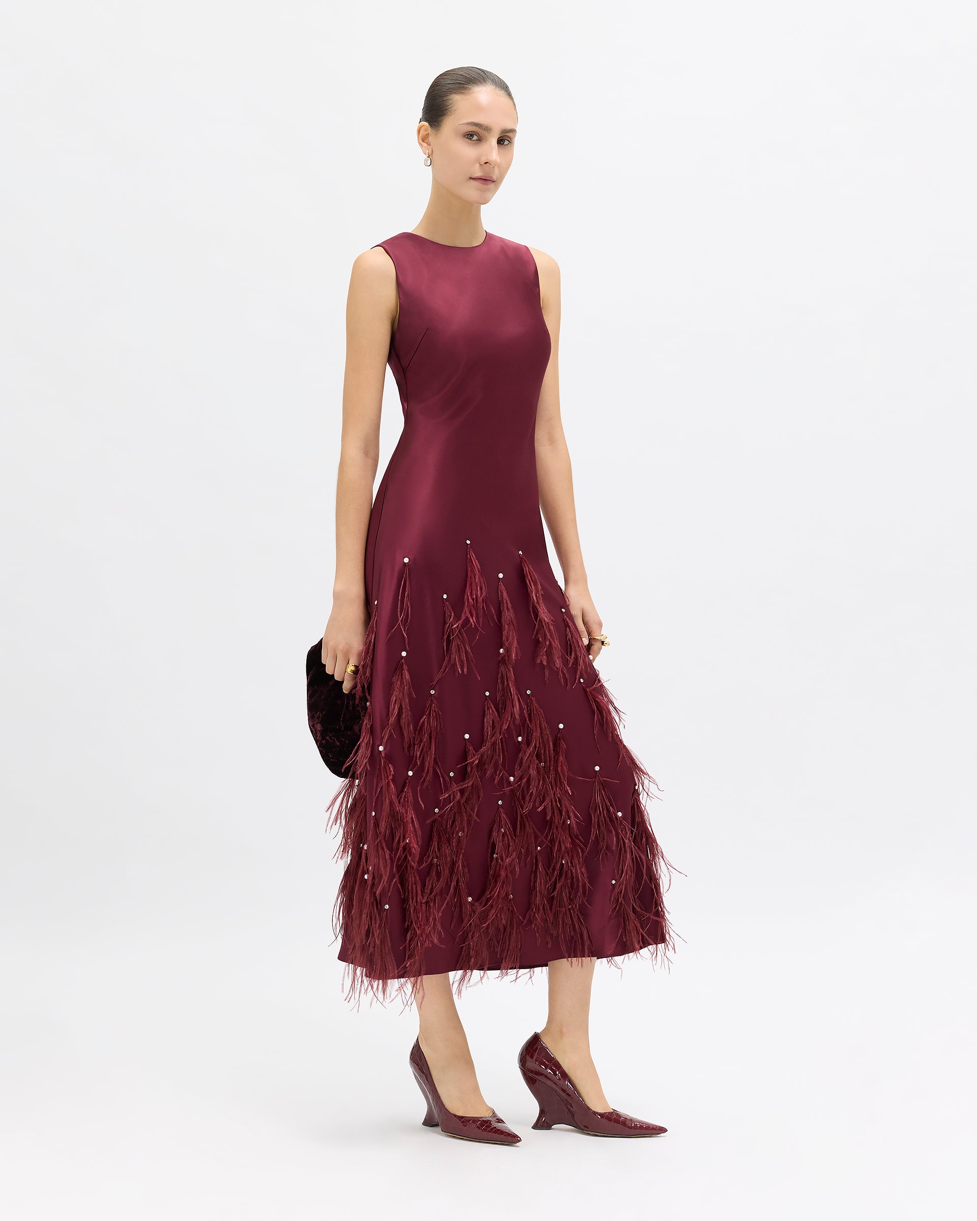 Laney Feather Dress