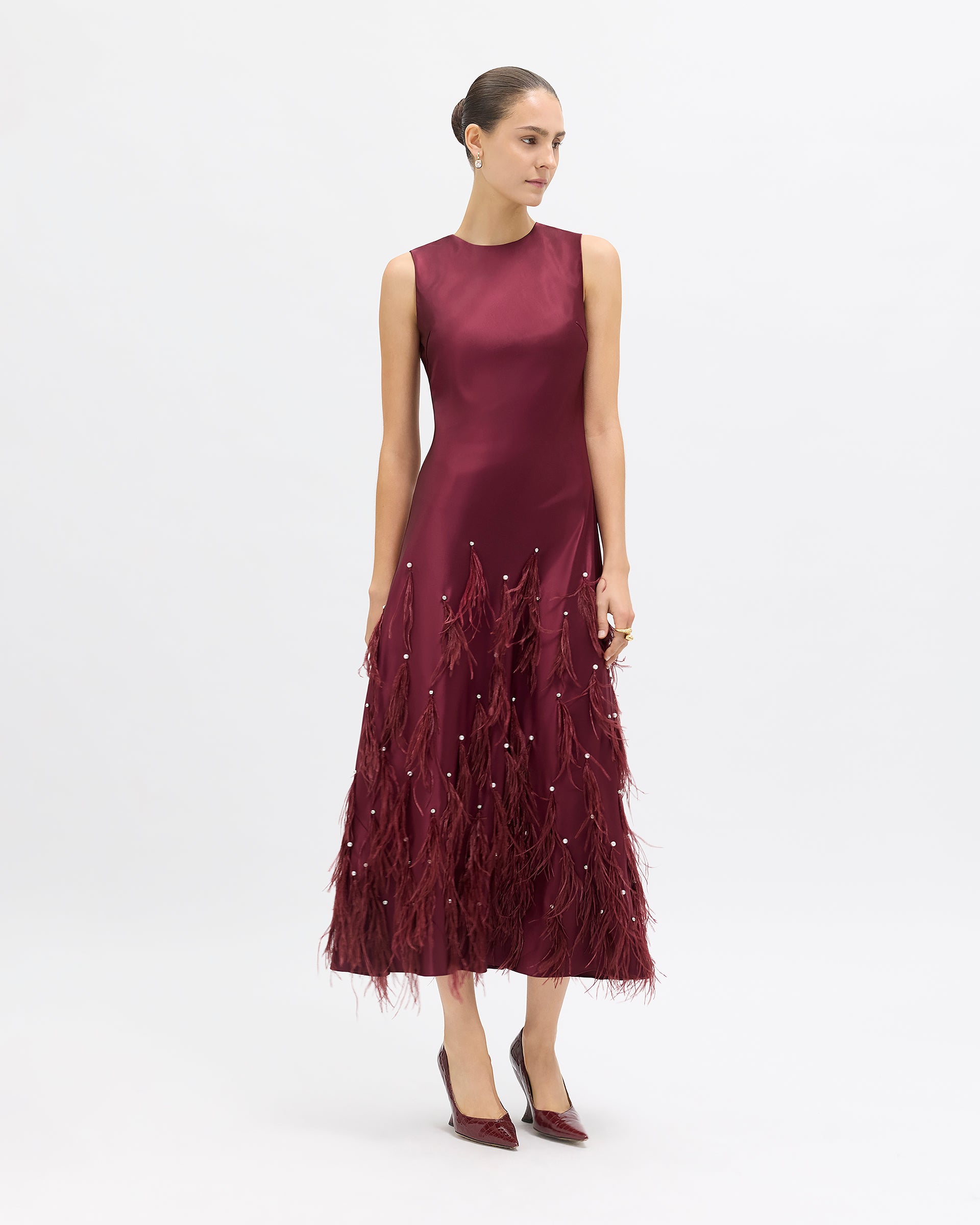 Laney Feather Dress