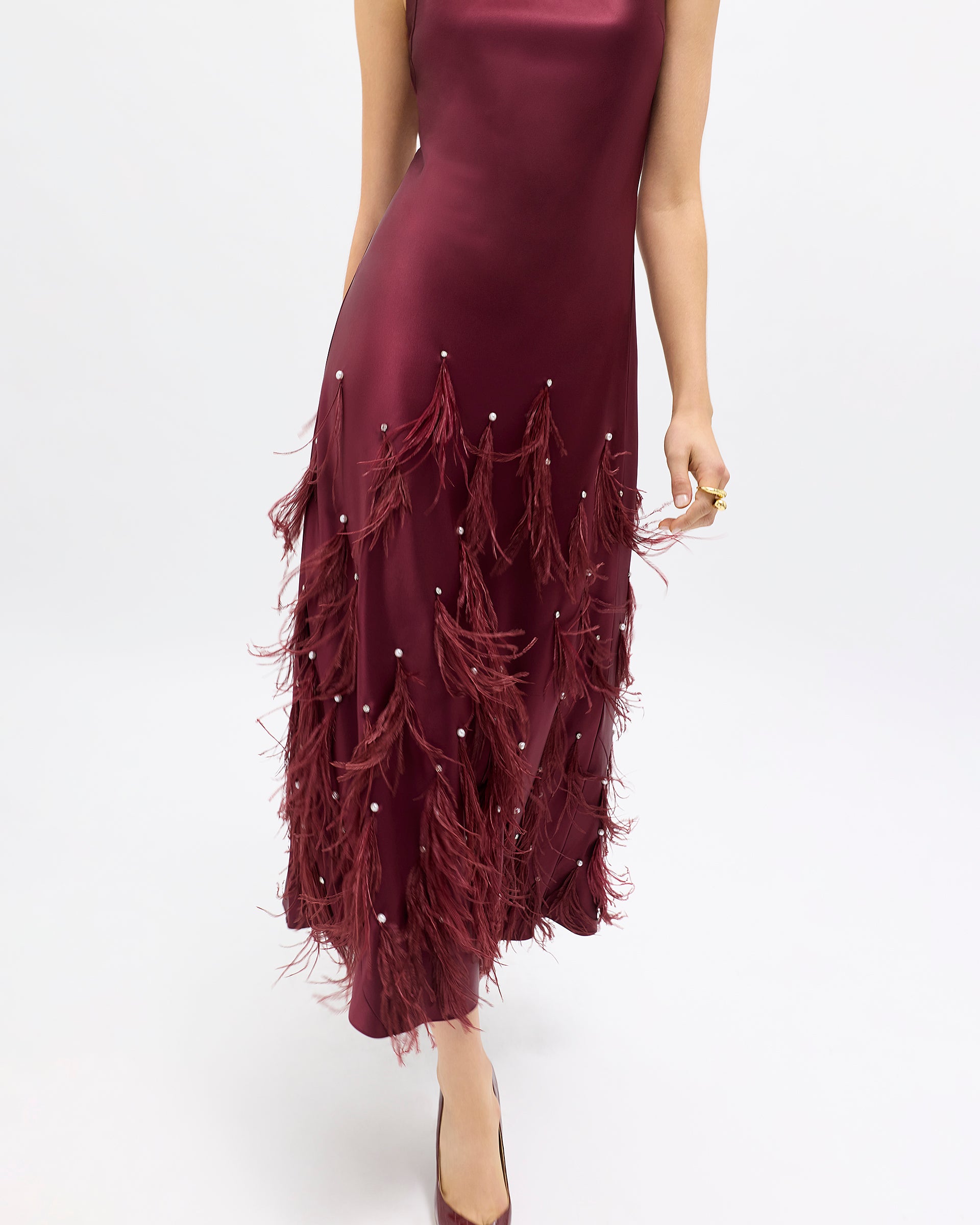 Laney Feather Dress
